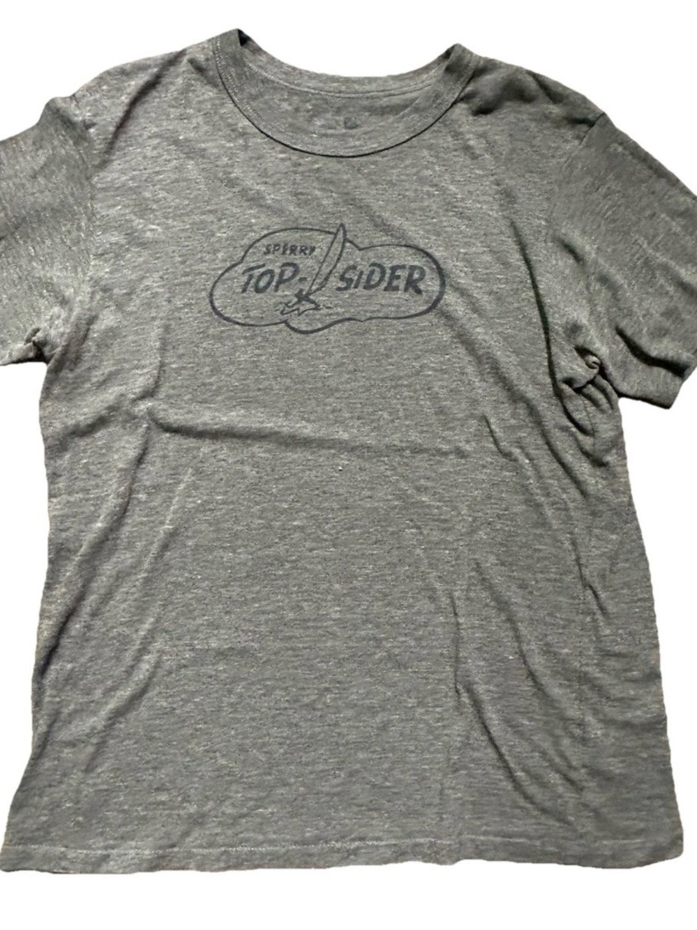 Men’s Sperry Top Sider Grey Short Sleeve T Shirt Size Medium